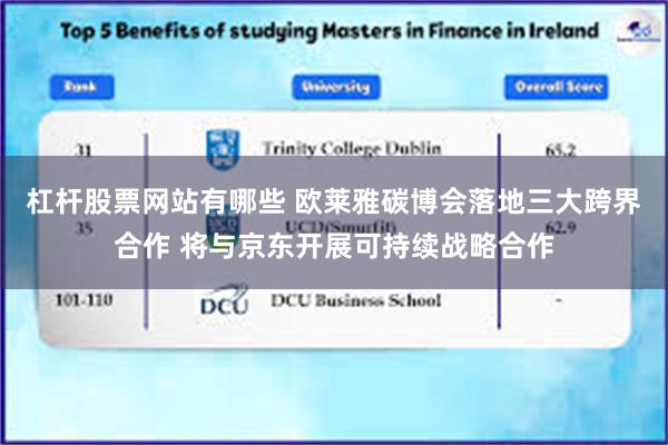 杠杆股票网站有哪些 欧莱雅碳博会落地三大跨界合作 将与京东开展可持续战略合作