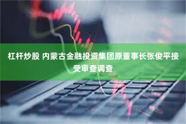 杠杆炒股 内蒙古金融投资集团原董事长张俊平接受审查调查