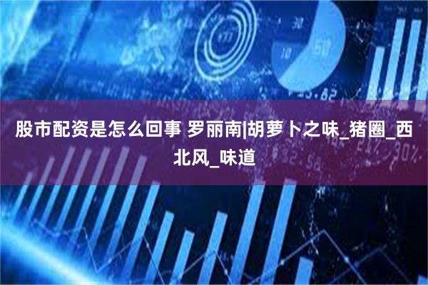 股市配资是怎么回事 罗丽南|胡萝卜之味_猪圈_西北风_味道