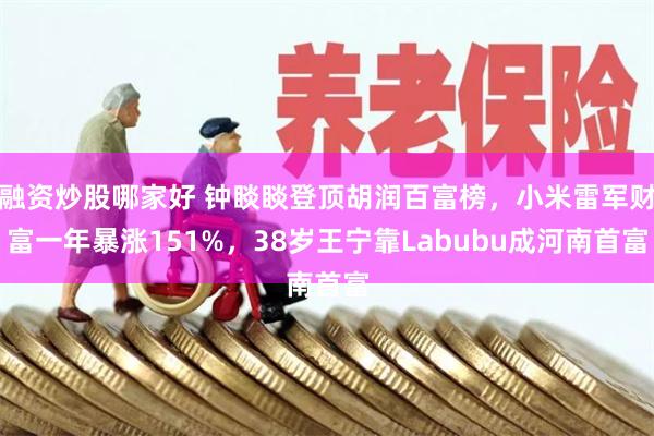 融资炒股哪家好 钟睒睒登顶胡润百富榜,小米雷军财富一年暴涨151%,38岁王宁靠Labubu成河南首富