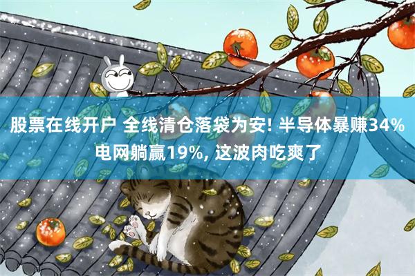 股票在线开户 全线清仓落袋为安! 半导体暴赚34%电网躺赢19%, 这波肉吃爽了