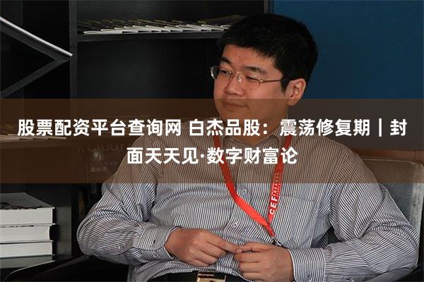 股票配资平台查询网 白杰品股：震荡修复期｜封面天天见·数字财富论