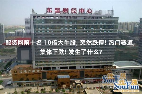 配资网前十名 10倍大牛股, 突然跌停! 热门赛道, 集体下跌! 发生了什么?