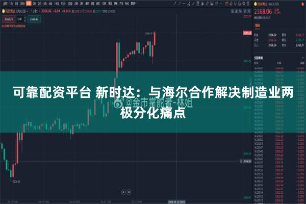可靠配资平台 新时达：与海尔合作解决制造业两极分化痛点