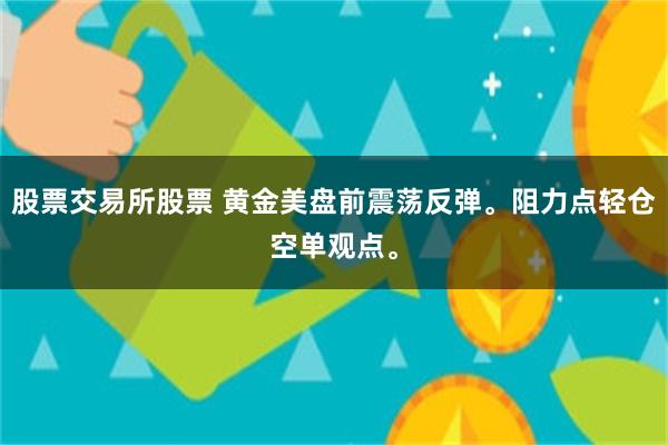 股票交易所股票 黄金美盘前震荡反弹。阻力点轻仓空单观点。