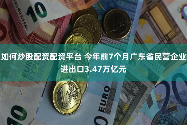 如何炒股配资配资平台 今年前7个月广东省民营企业进出口3.47万亿元