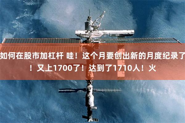 如何在股市加杠杆 哇！这个月要创出新的月度纪录了！又上1700了！达到了1710人！火